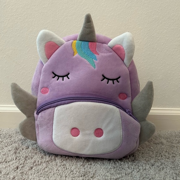 Other - Toddler Plush Zoo Animal Backpack Bag 10" Preschool for 2-6 year old’s NWT